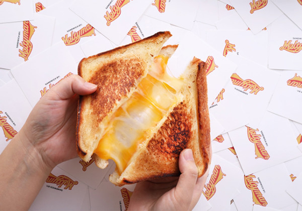 グリルドチーズサンドイッチブランド「Meltyman」のグリルドチーズサンドイッチブランドの画像