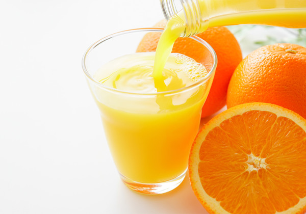 オレンジジュースの画像