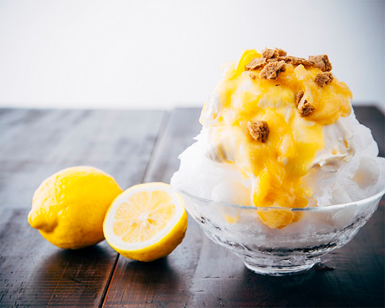 かき氷　レモンクリームの画像