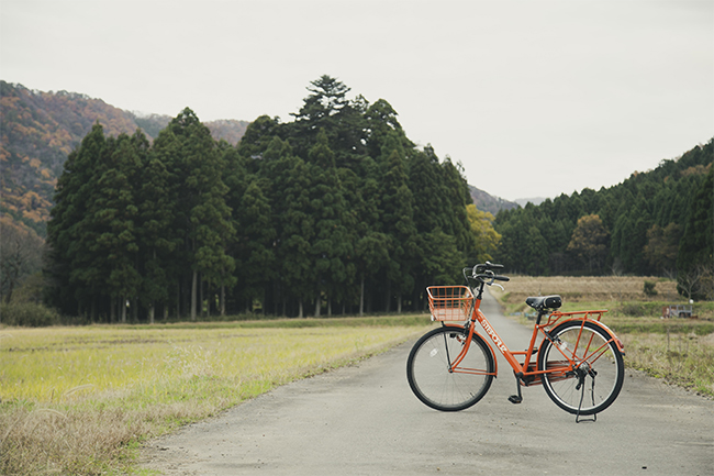 松永の集落を自転車で散策