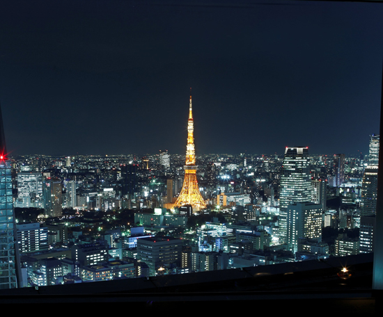 東京の夜景を一望